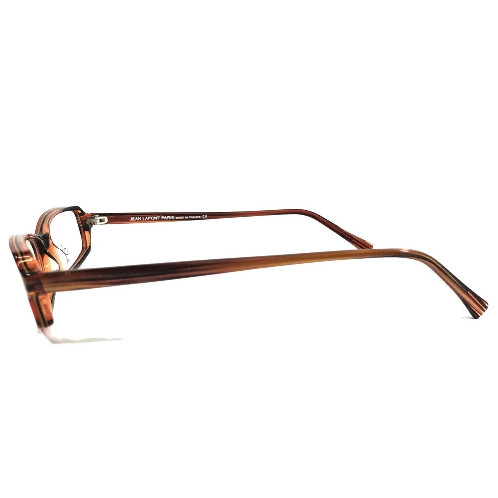 Jean Lafont Eyeglasses Frames MING 164 Brown Red Rectangle Full Rim 53-15-142